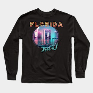 Florida Sucks Vaporwave Long Sleeve T-Shirt